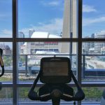 Gym views from the Delta Toronto